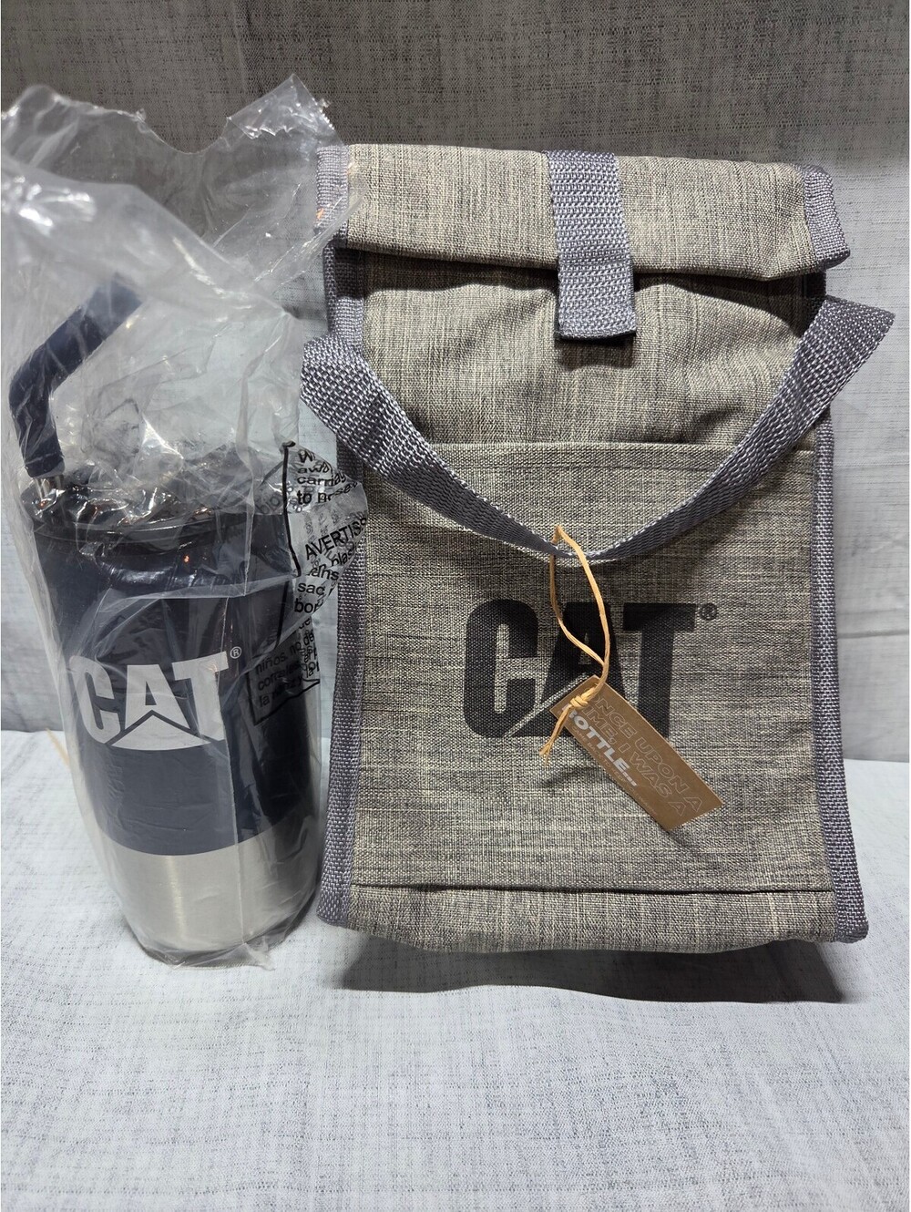 CAT Insulated Tumbler with Thermal Lunch Bag Set